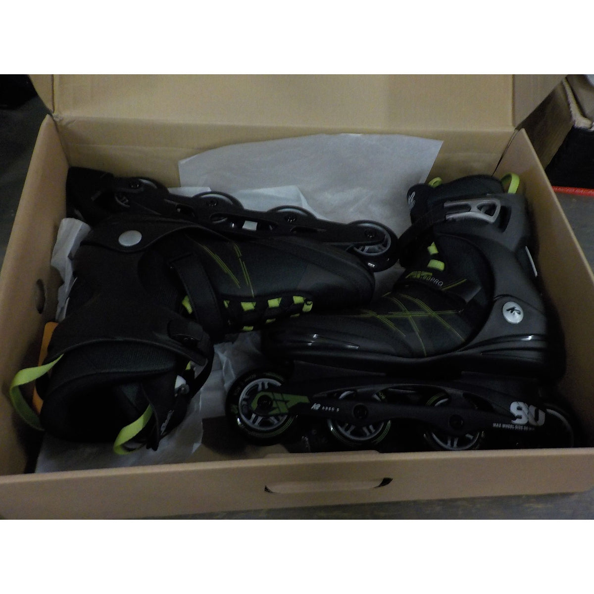 K2 Men's F.I.T. 80 Pro Inline Skates - Olive - 12 - Used - Acceptable