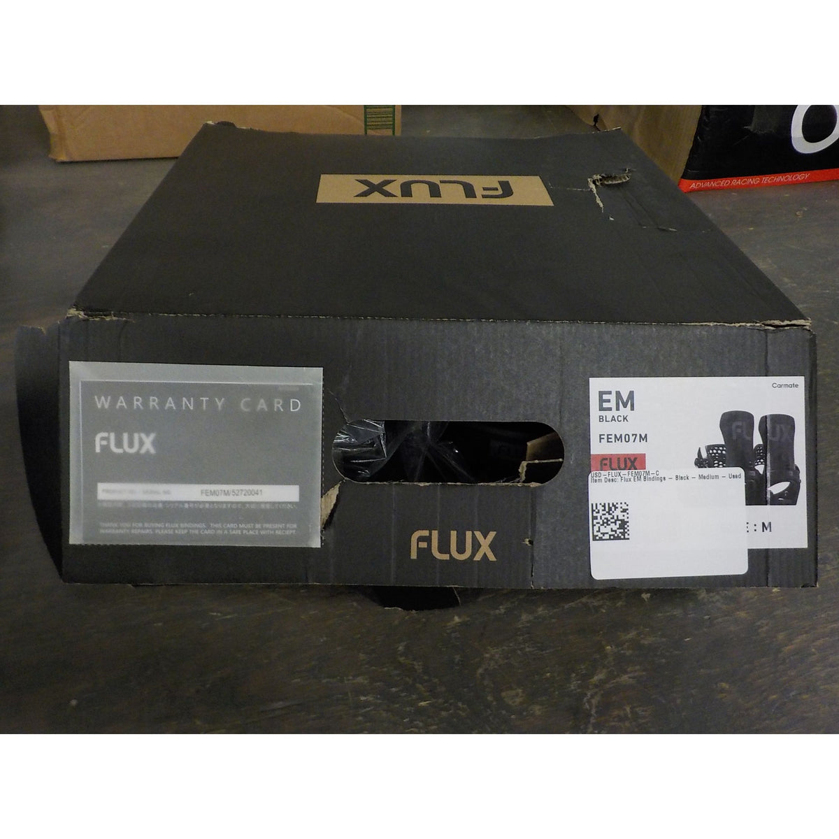 Flux EM Bindings - Black - Medium - Used - Acceptable