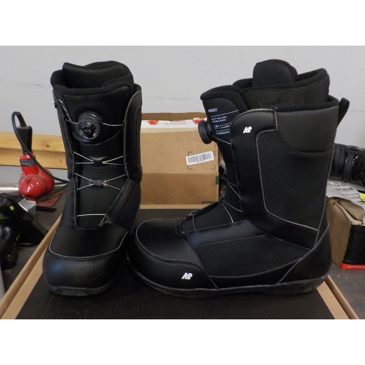K2 Men's Market Snowboard Boots - Black - 12 - Used - Acceptable
