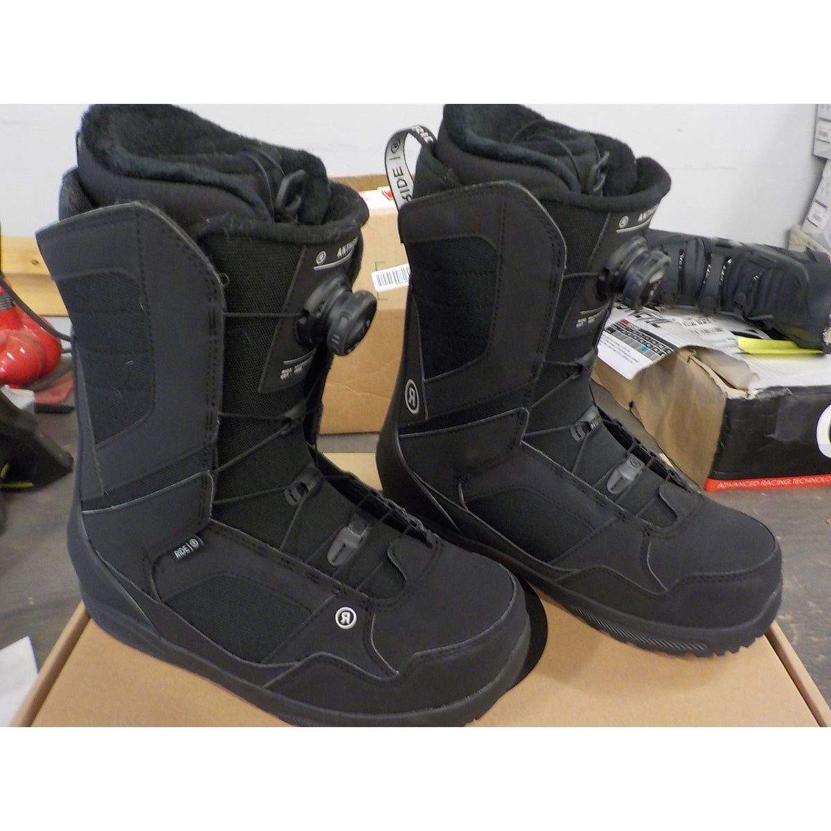 Ride Men's Anthem Snowboard Boots - Black - 9 - Used - Acceptable