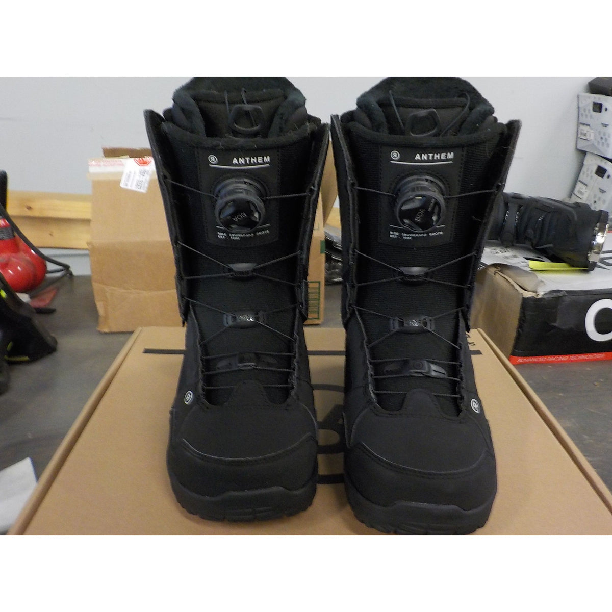 Ride Men's Anthem Snowboard Boots - Black - 9 - Used - Acceptable