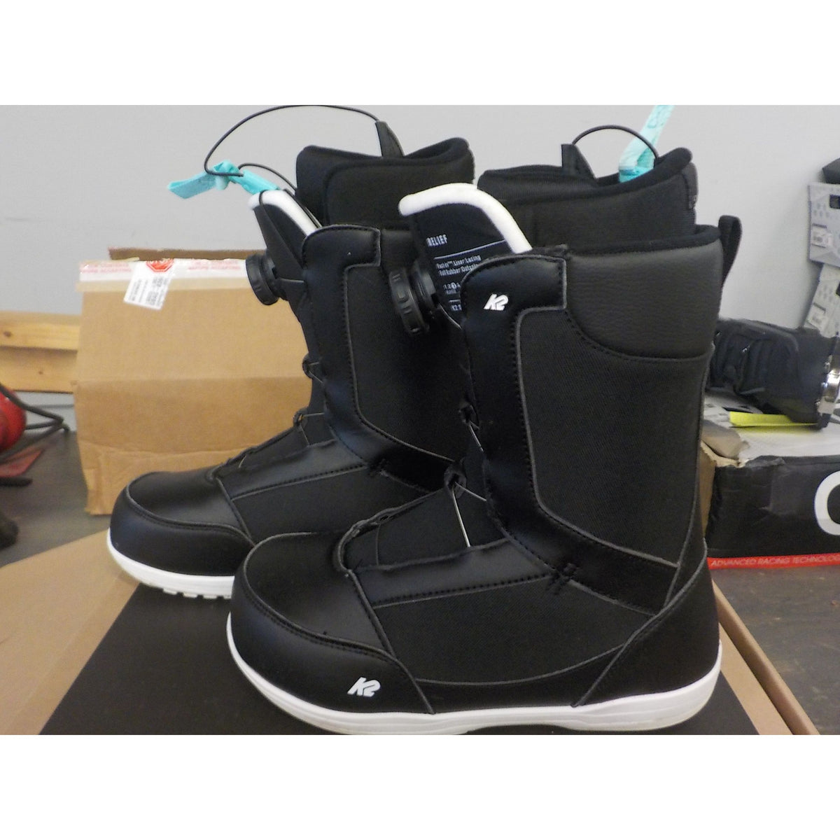 K2 Women's Belief Snowboard Boots - Black - 7 - Used - Acceptable