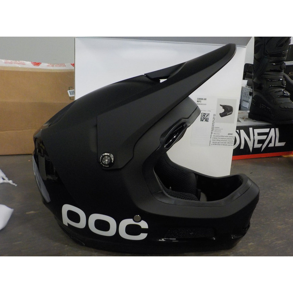POC Sports Coron Air MIPS Helmet - Uranium Black - Small - Used - Acceptable
