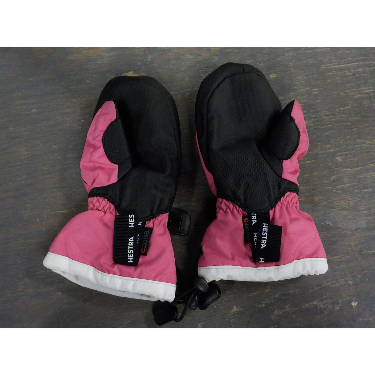 Hestra Kids' Gauntlet CZone Mitt - Fuchsia/Ivory - 4 - Used - Acceptable