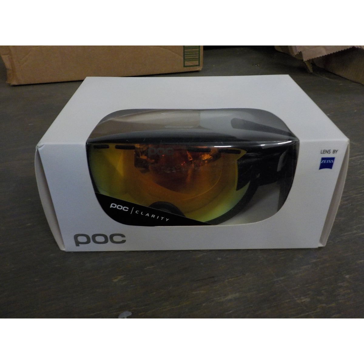 POC Sports Fovea Mid Goggles - Uranium Black; Partly Sunny Orange - Used - Acceptable