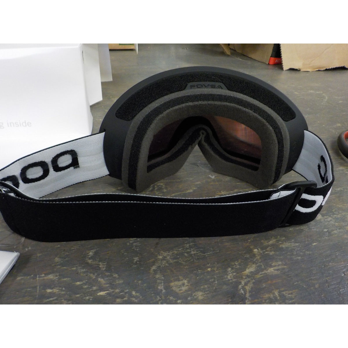 POC Sports Fovea Mid Goggles - Uranium Black; Partly Sunny Orange - Used - Acceptable