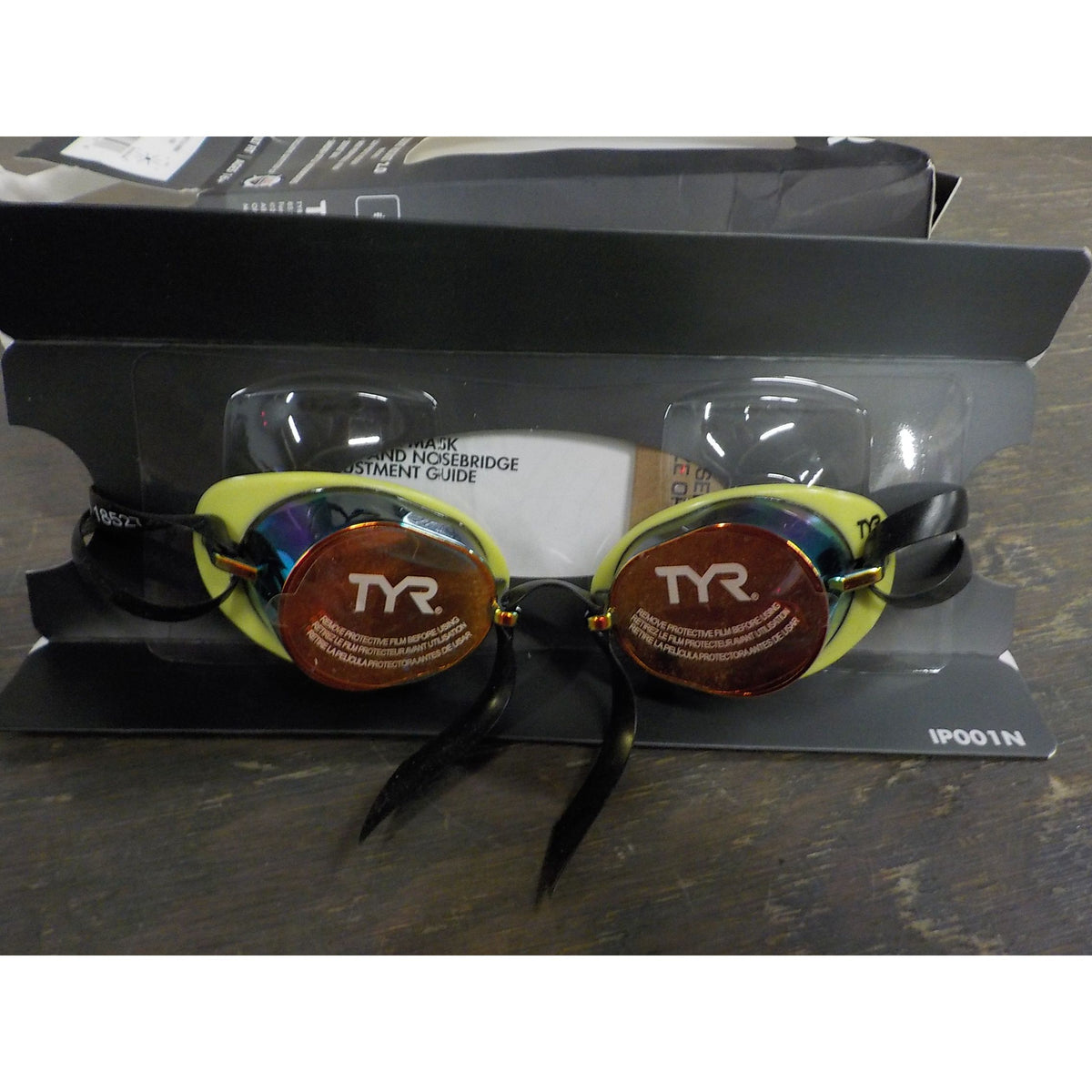 TYR Socket Rockets 2.0 Mirrored Adult Goggles - Red/Yellow/Black - Used - Acceptable