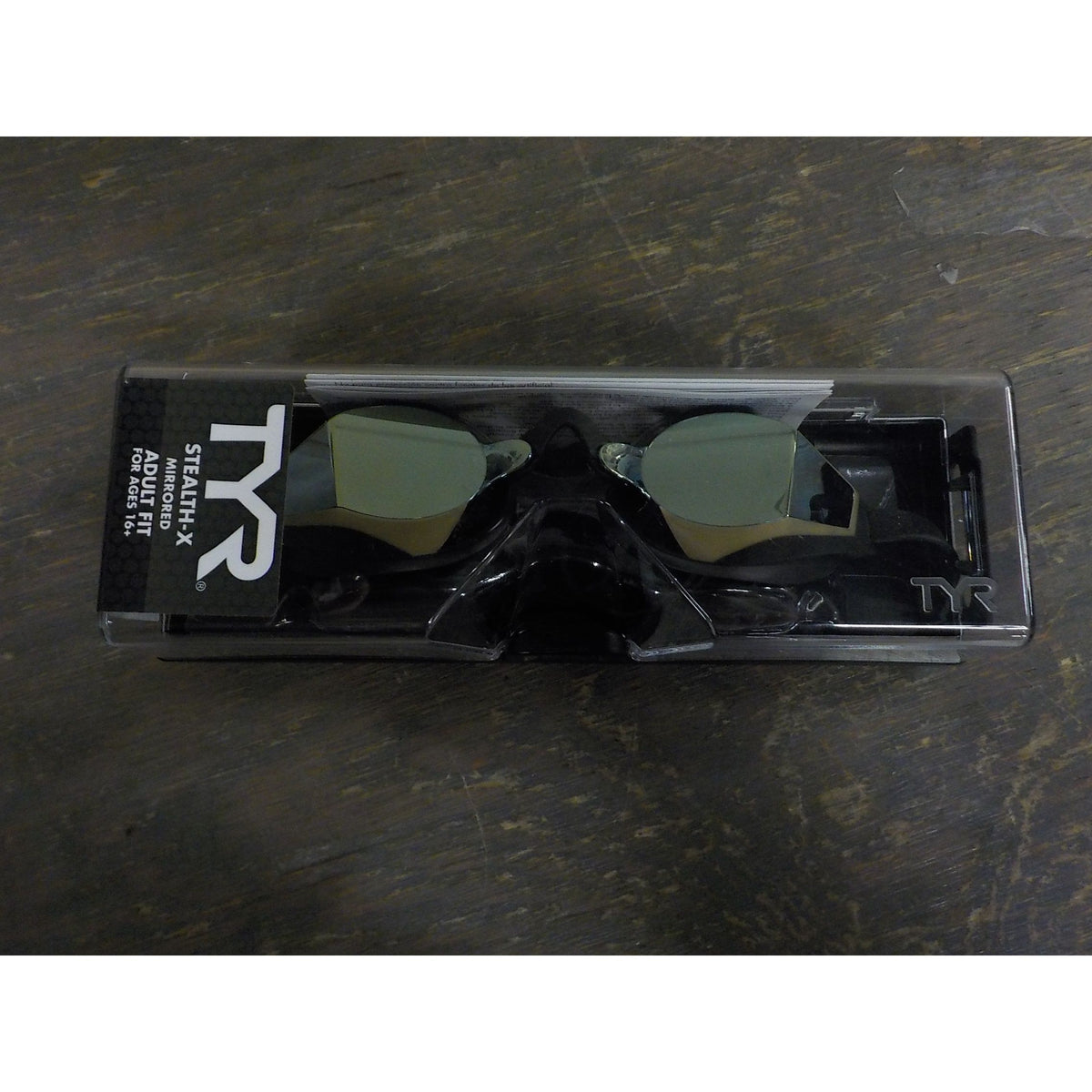 TYR Stealth-X Mirrored Performance Goggles - Gold/Black - Used - Acceptable