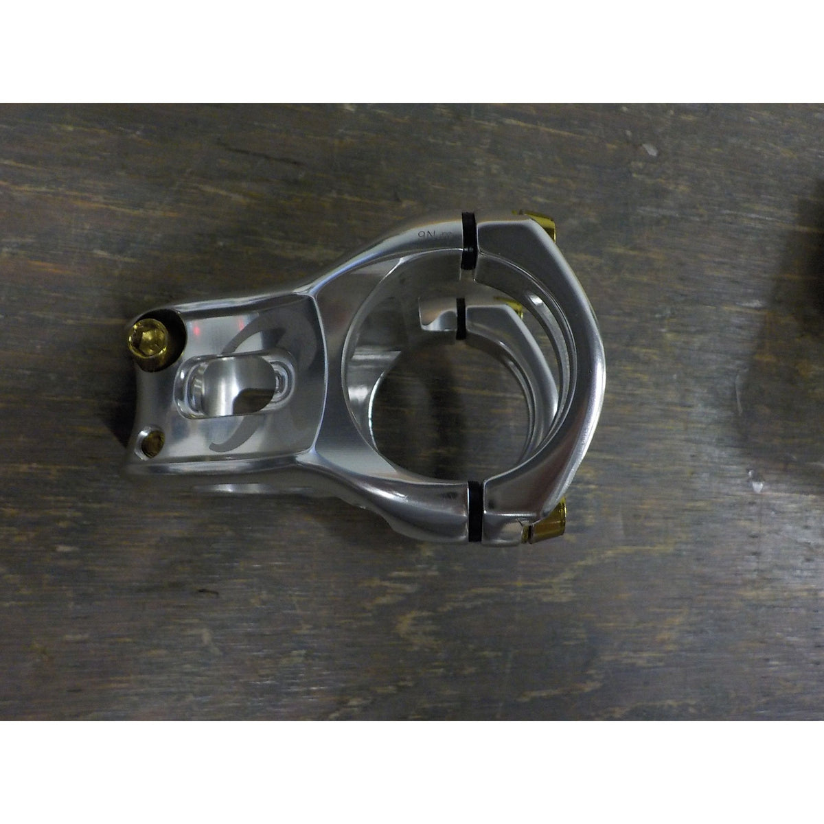Spank X Rainier SPLIT 35 Stem 2025 Edition - Silver with Gold Cap - 35mm - Used - Acceptable