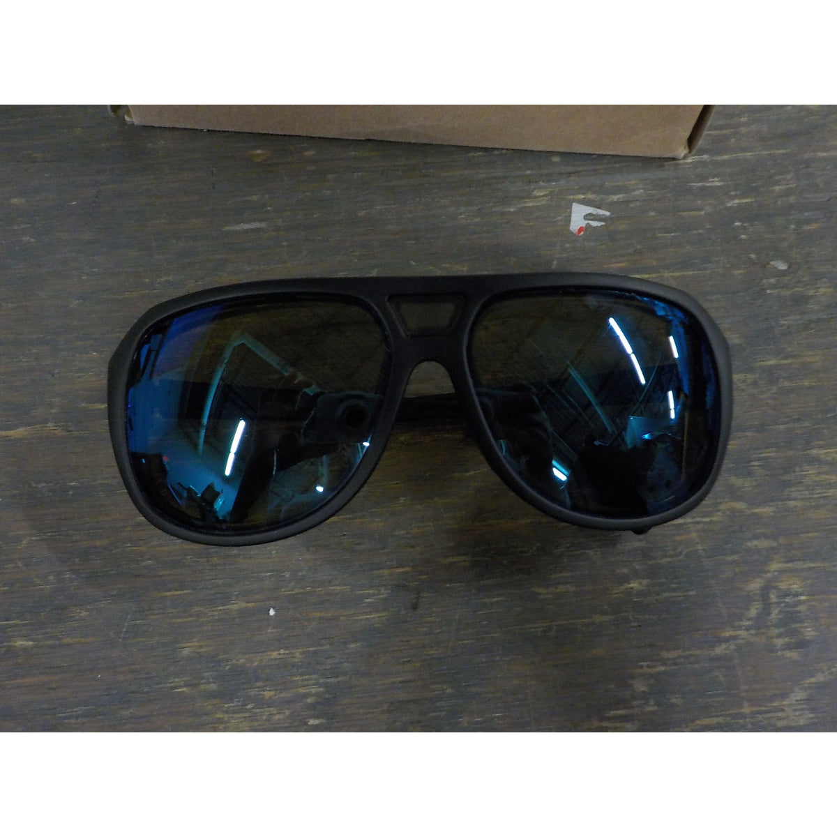 Electric Stacker Sunglasses - Matte Black; HT Yellow Polar Pro - Used - Acceptable