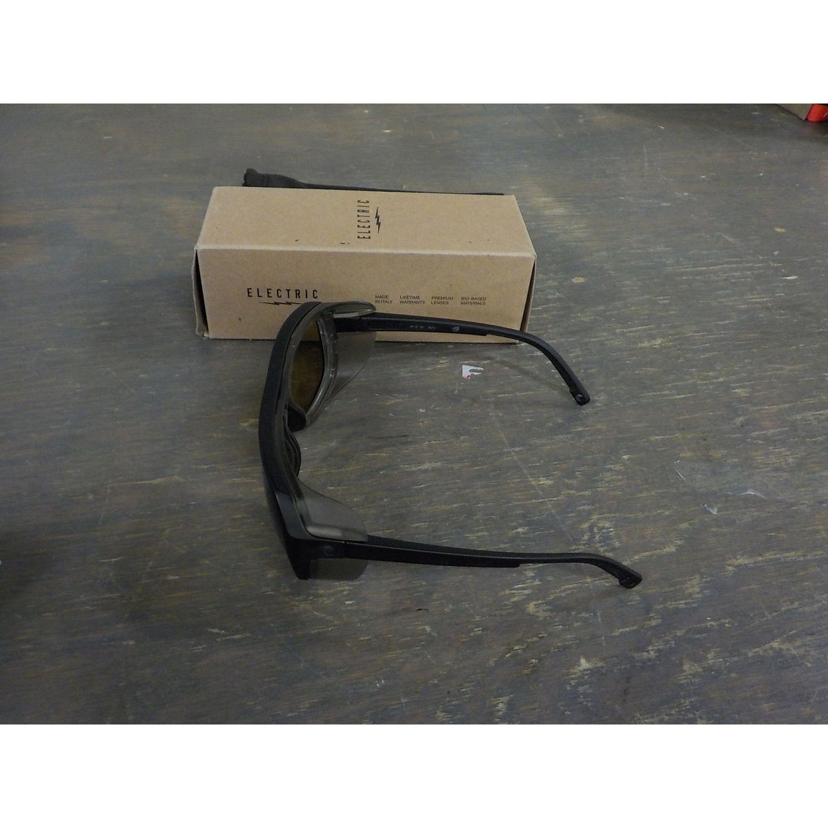 Electric Stacker Sunglasses - Matte Black; HT Yellow Polar Pro - Used - Acceptable