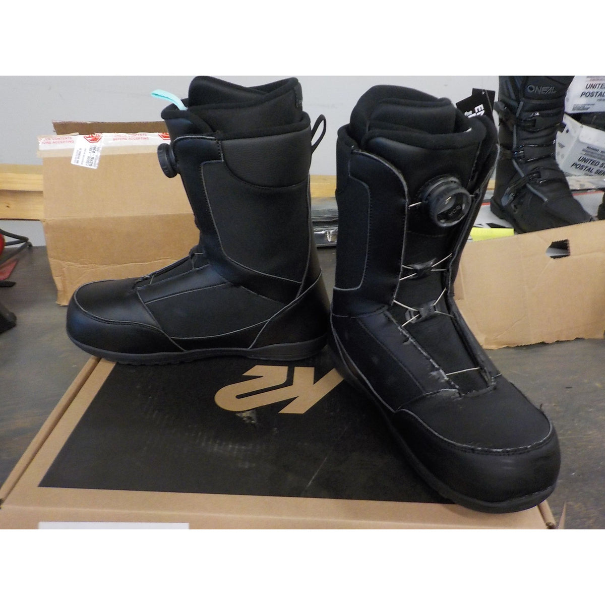 K2 Men's Market Snowboard Boots - Black - 10 - Used - Acceptable