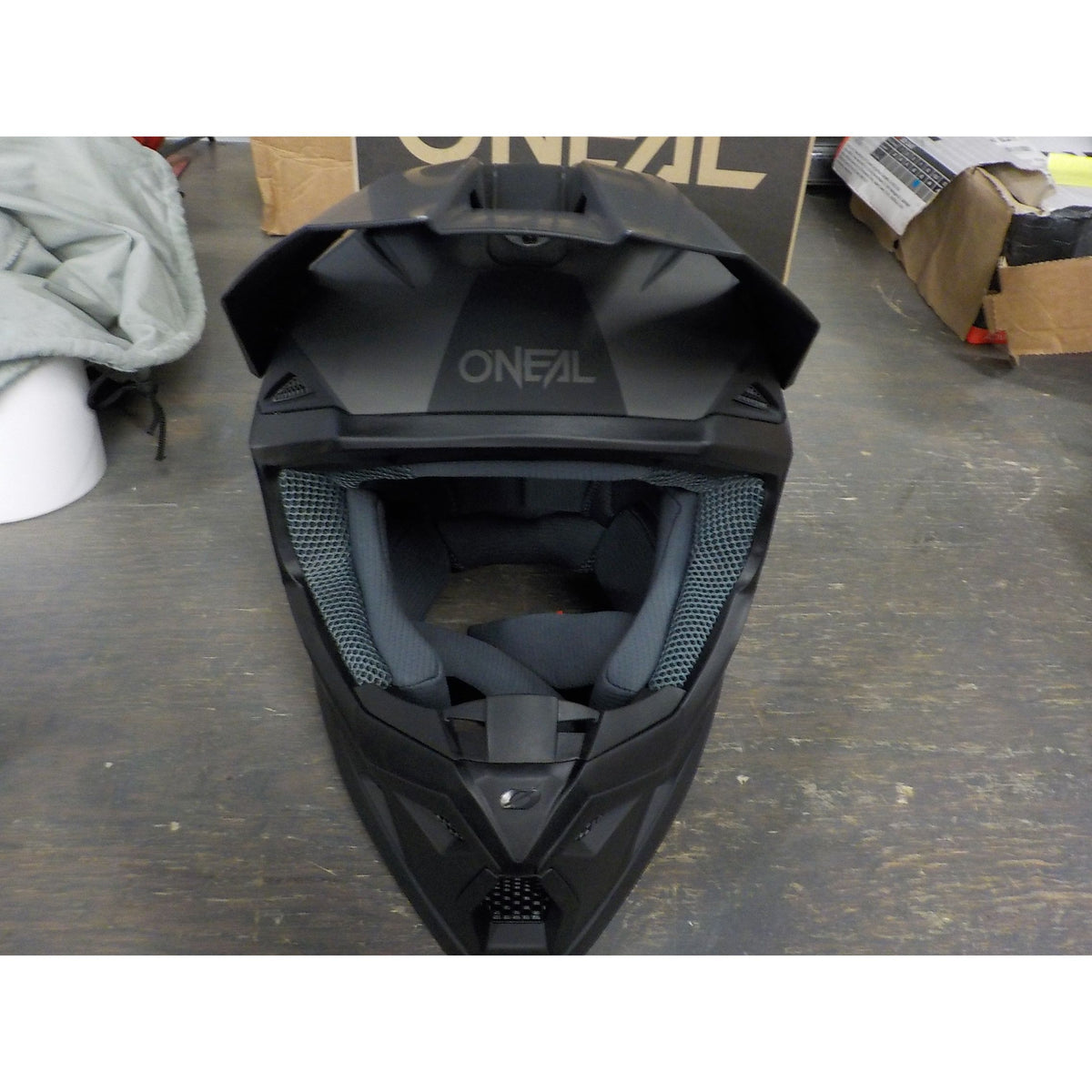 O'Neal 3 SRS Solid Helmet - Black/Gray - Medium - Used - Acceptable