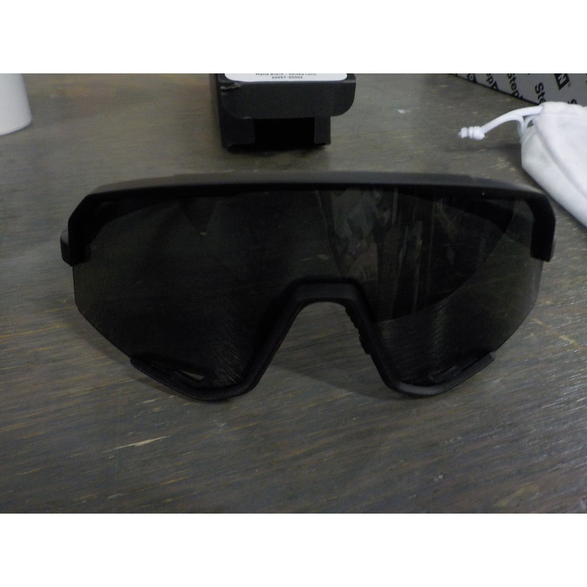 100% Slendale Sunglasses - Matte Black; Smoke - Used - Acceptable