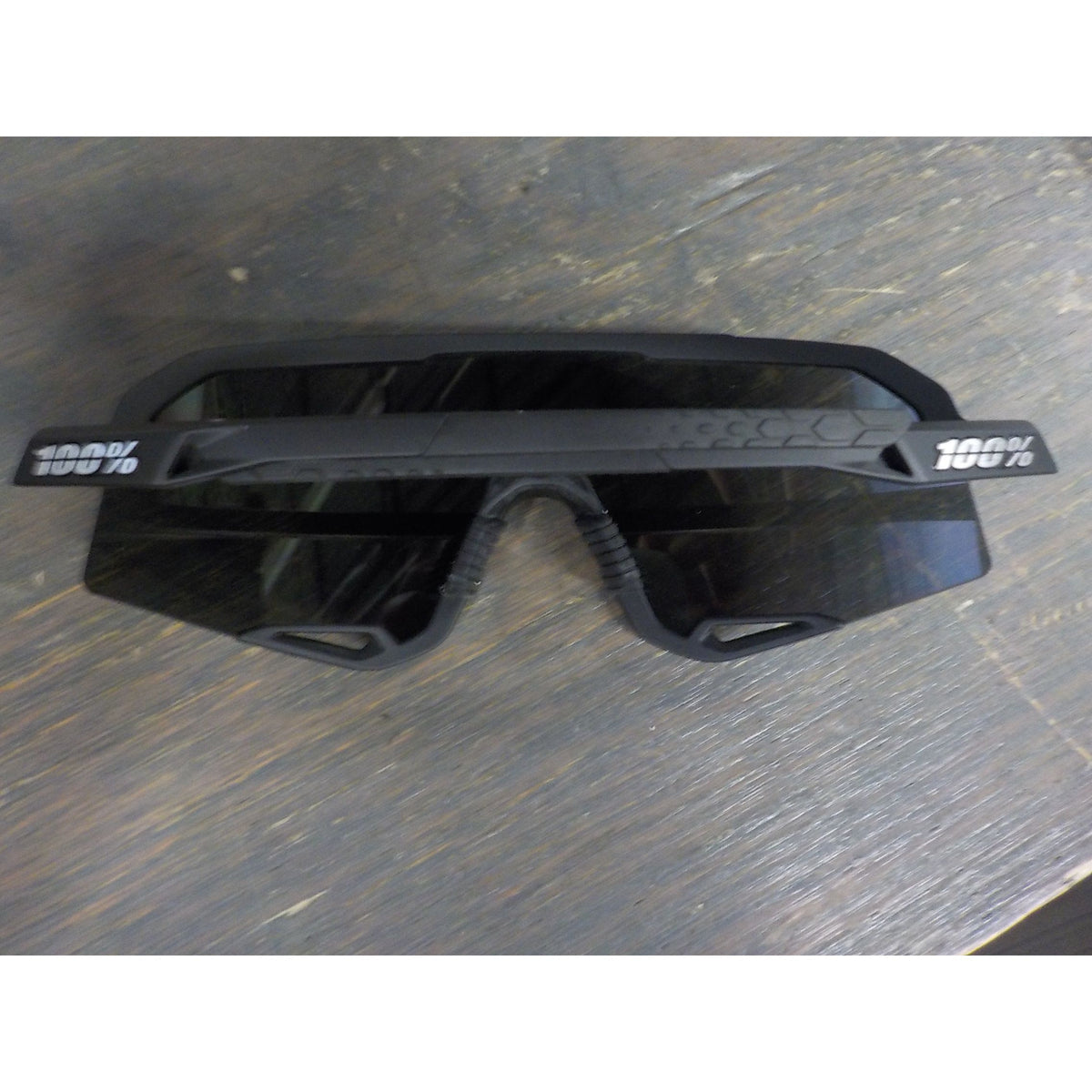 100% Slendale Sunglasses - Matte Black; Smoke - Used - Acceptable