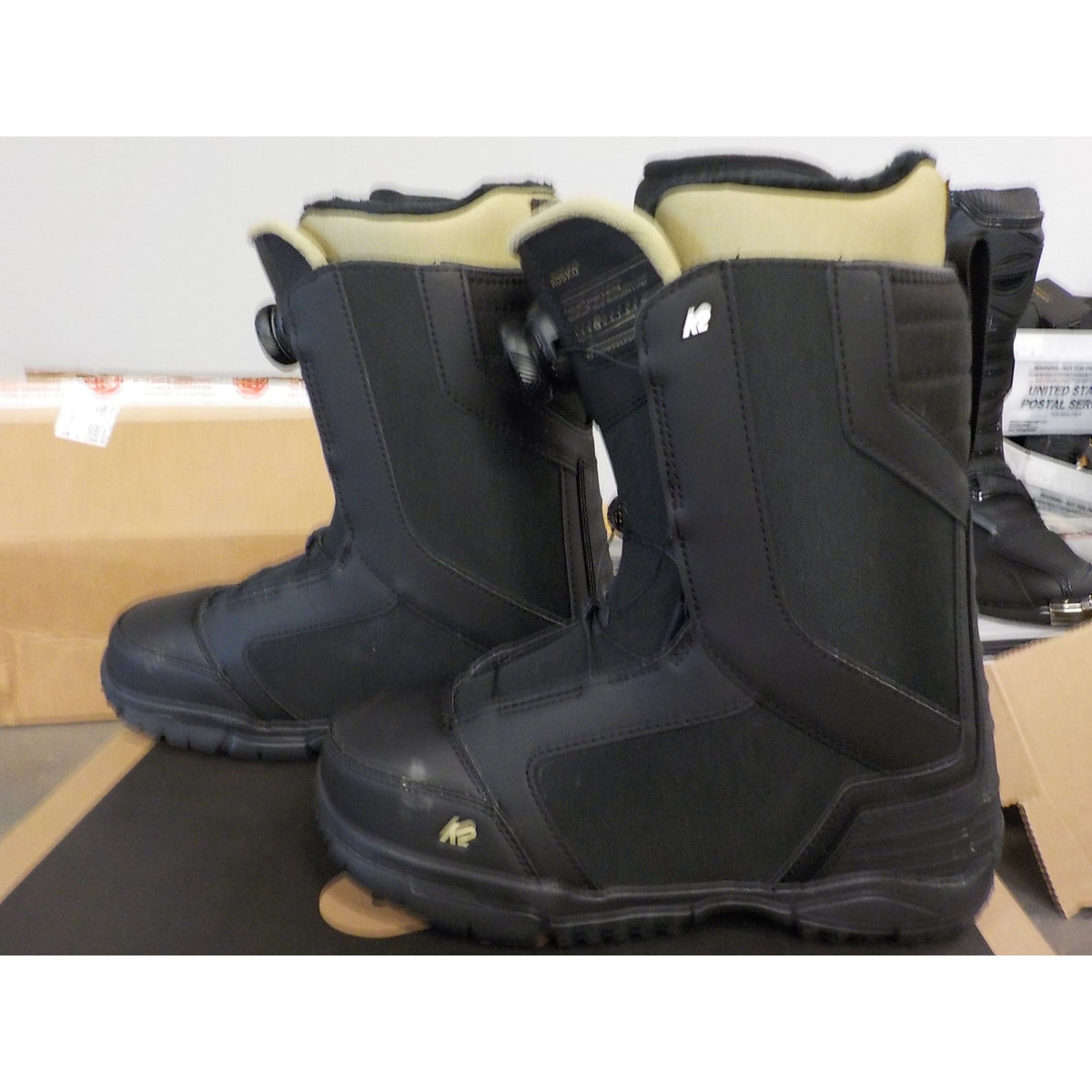 K2 Men's Rosko Snowboard Boots - Black - 8.5 - Used - Acceptable