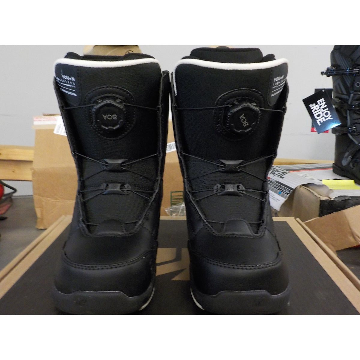 K2 Youth YOU+H Snowboard Boots - Black - 4 - Used - Acceptable