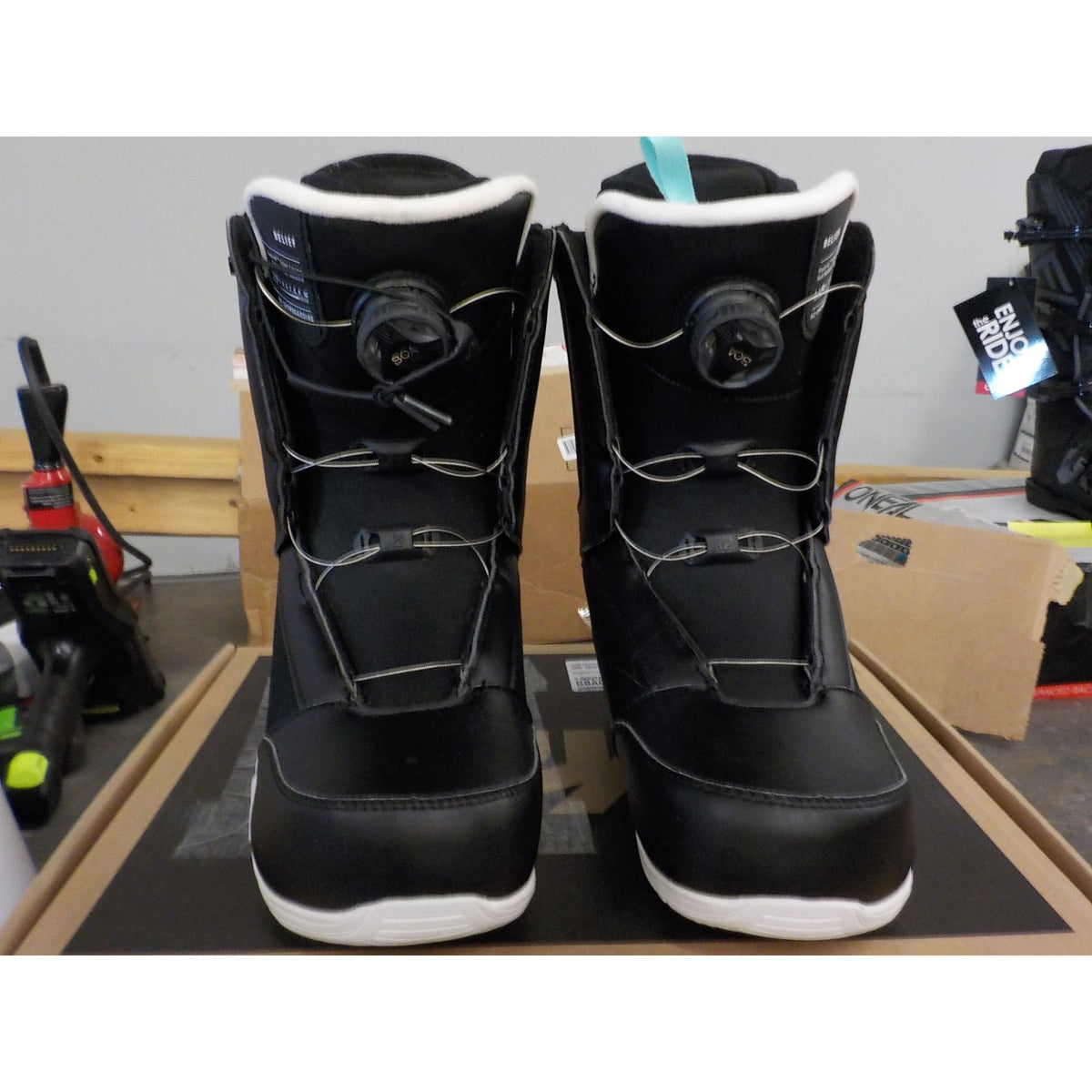 K2 Women's Belief Snowboard Boots - Black - 8 - Used - Acceptable