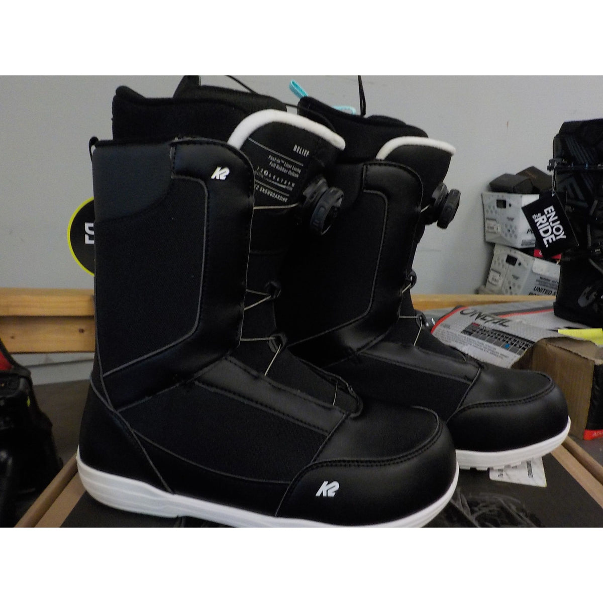 K2 Women's Belief Snowboard Boots - Black - 9 - Used - Acceptable