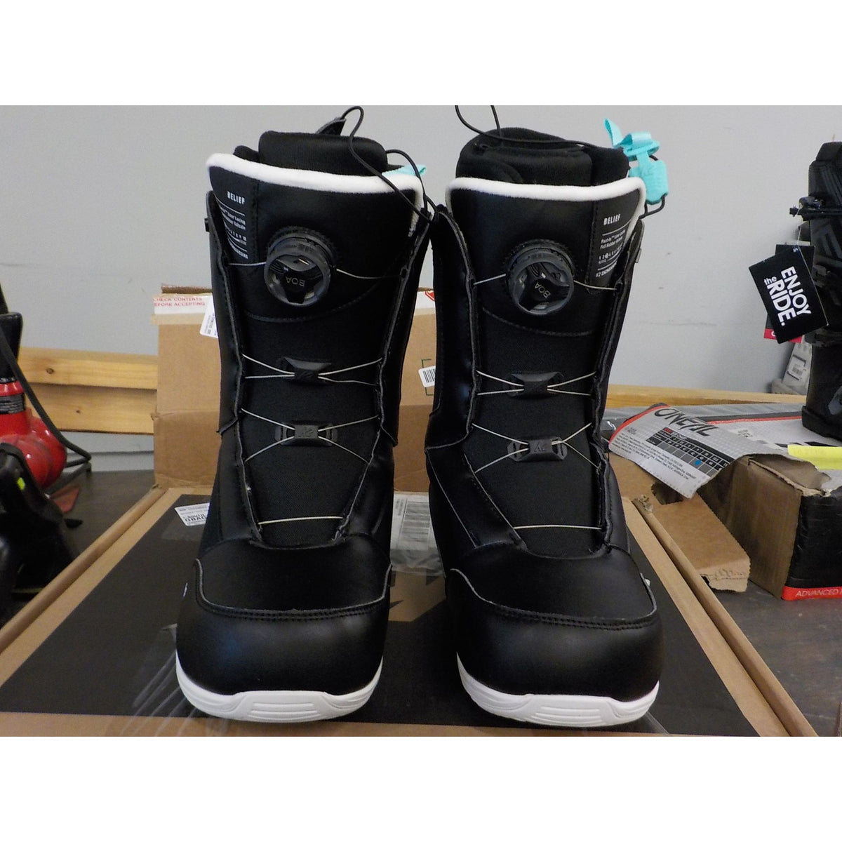 K2 Women's Belief Snowboard Boots - Black - 9 - Used - Acceptable