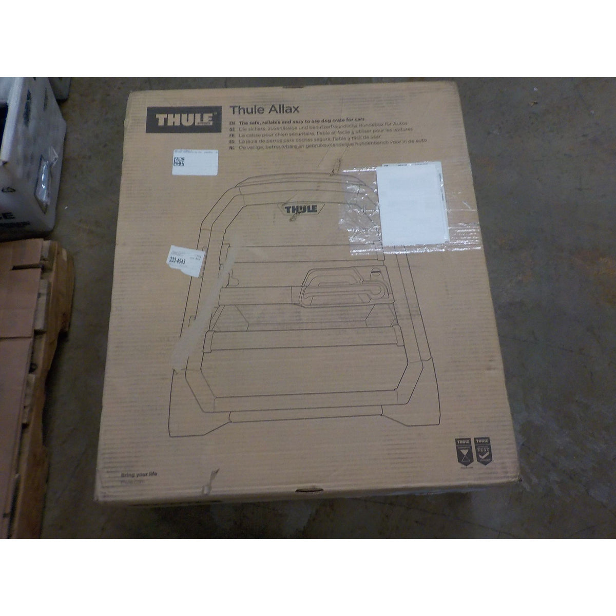 Thule Allax Car Dog Crate - Black/Silver - Small - Used - Acceptable
