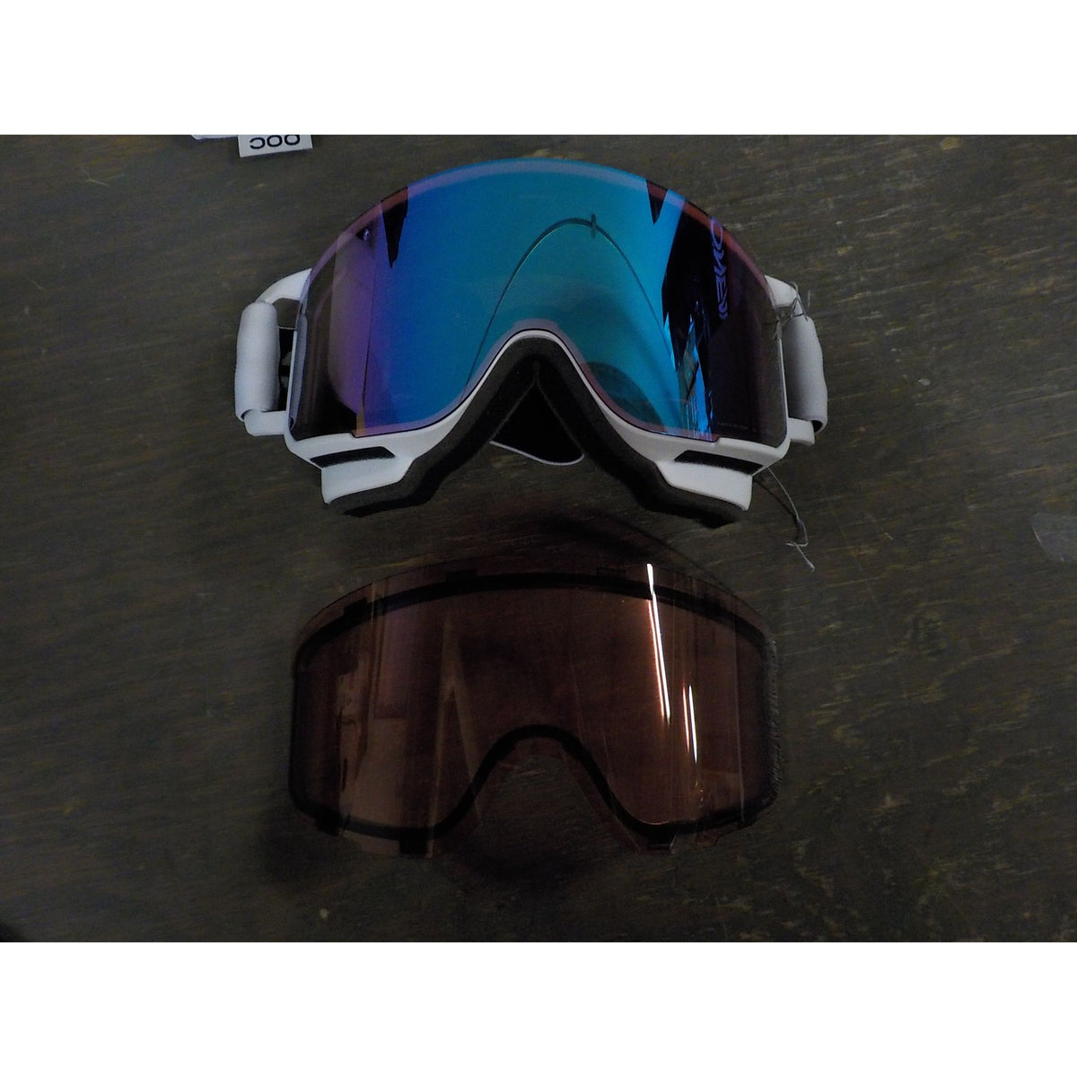 POC Sports Nexal Goggles - Hydrogen White; Partly Sunny Blue - Used - Acceptable