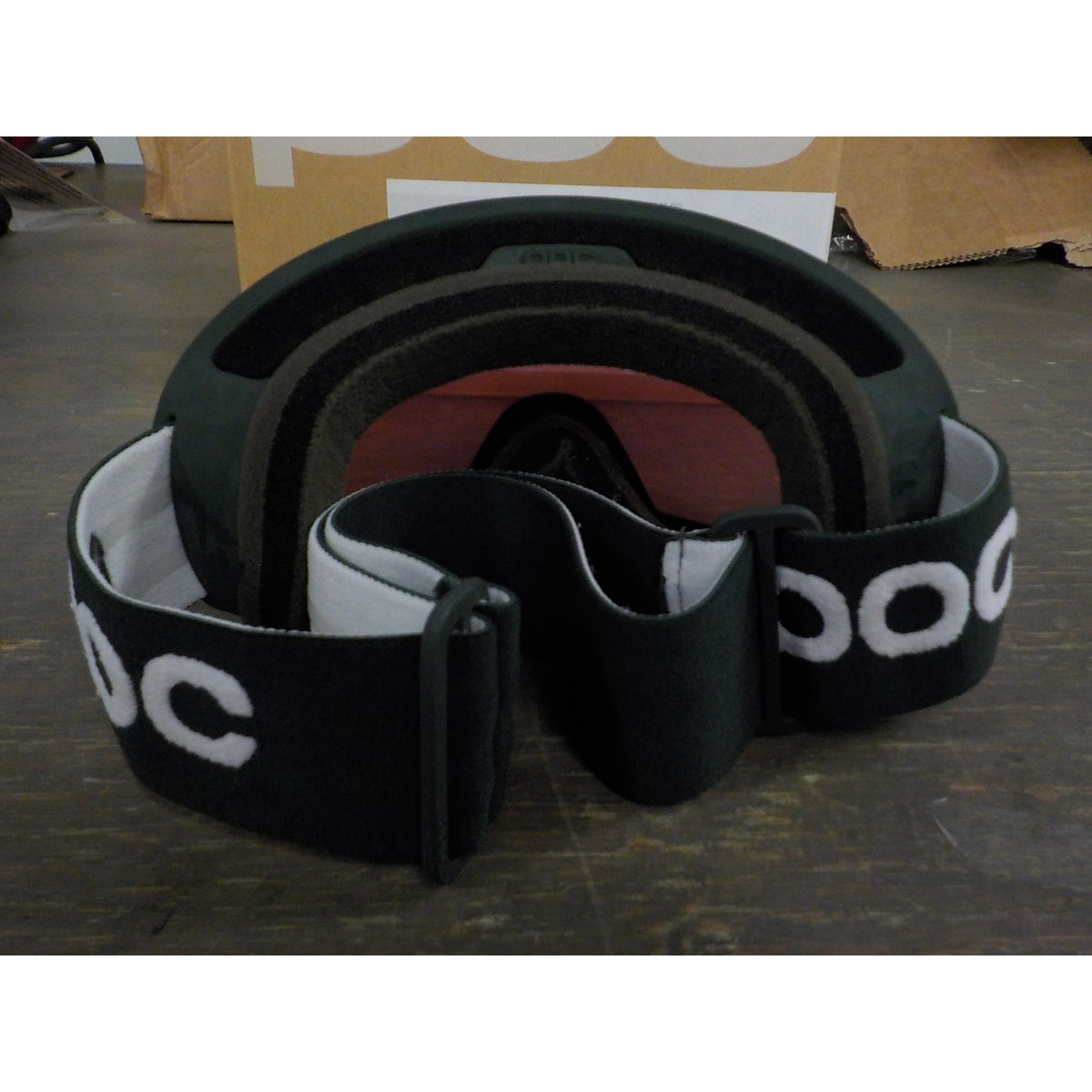 POC Sports Fovea Mid Goggles - Pargasite Green; Partly Sunny Blue - Used - Acceptable