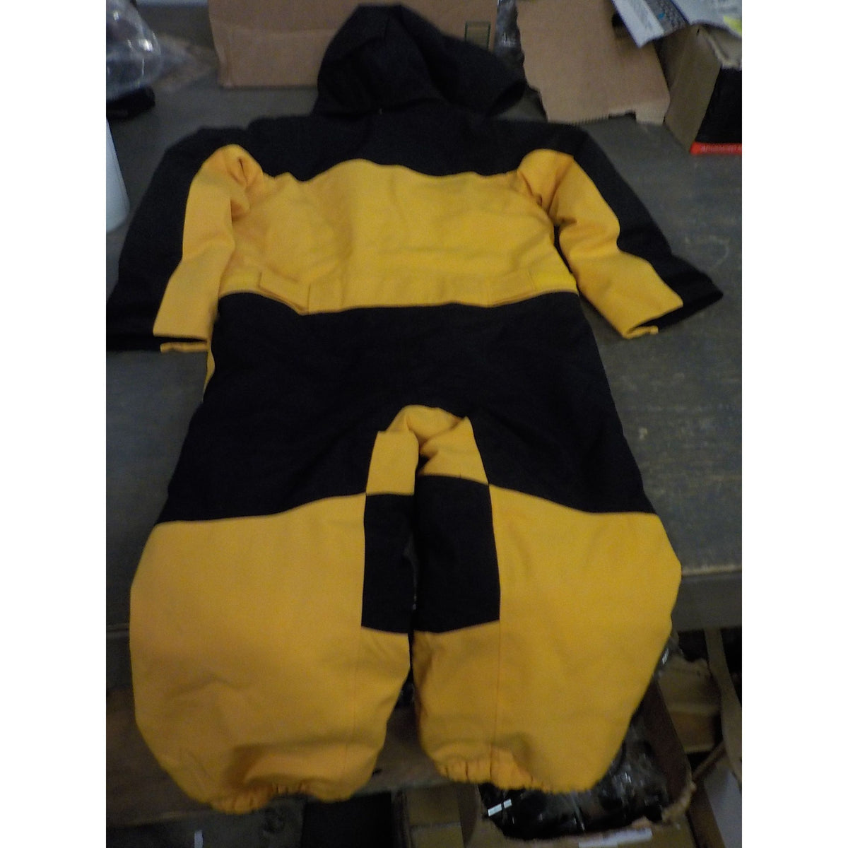 Burton Toddlers' 2L One Piece Snowsuit - True Black/Goldenrod - 4T - Used - Acceptable