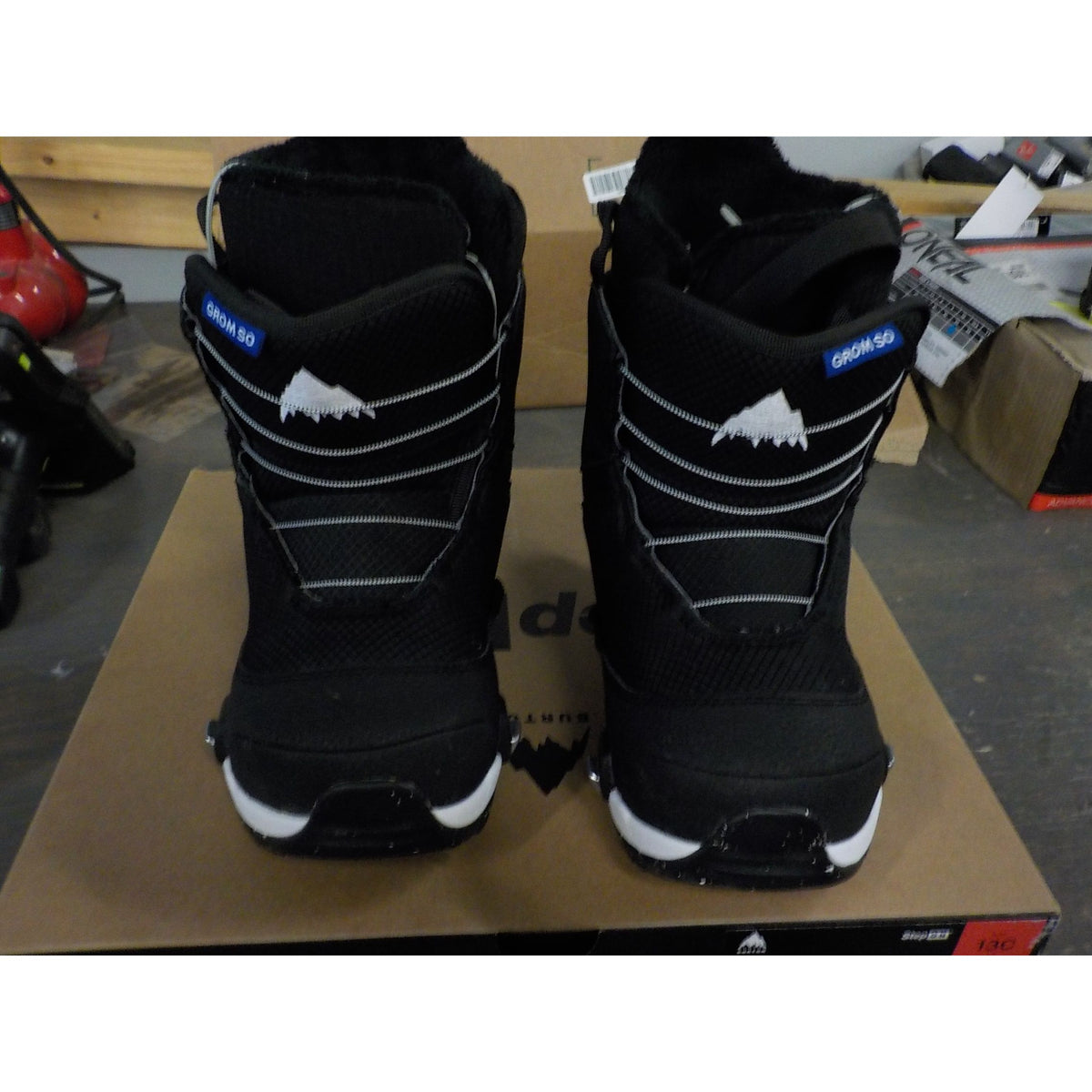 Burton Kids' Grom Step On Snowboard Boots - Black - 13C - Used - Acceptable