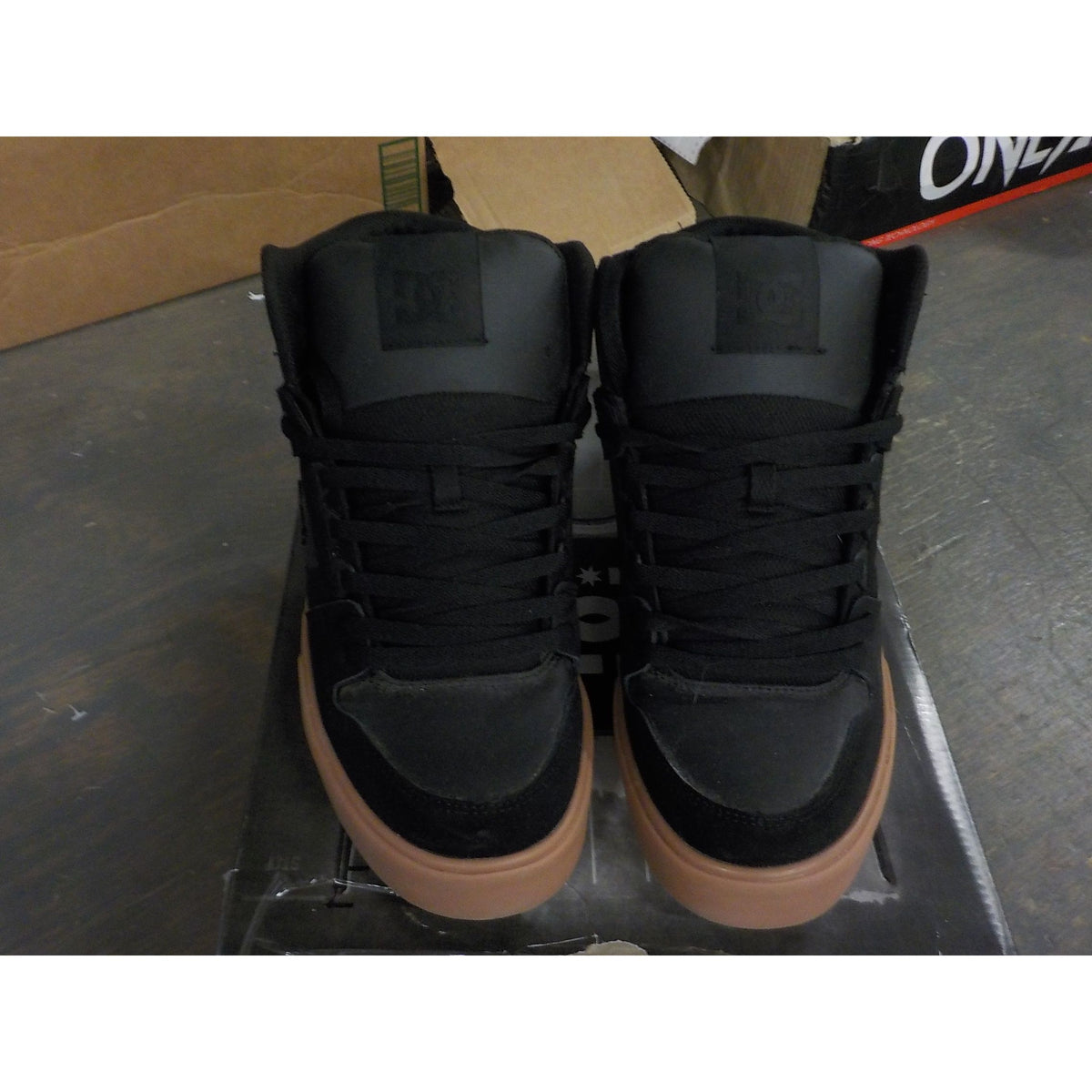 DC Men's Pure High-Top Shoes - Black/Gum - 11 - Used - Acceptable