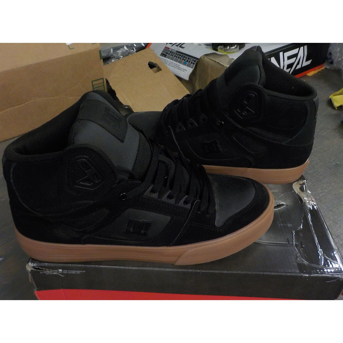 DC Men's Pure High-Top Shoes - Black/Gum - 11 - Used - Acceptable