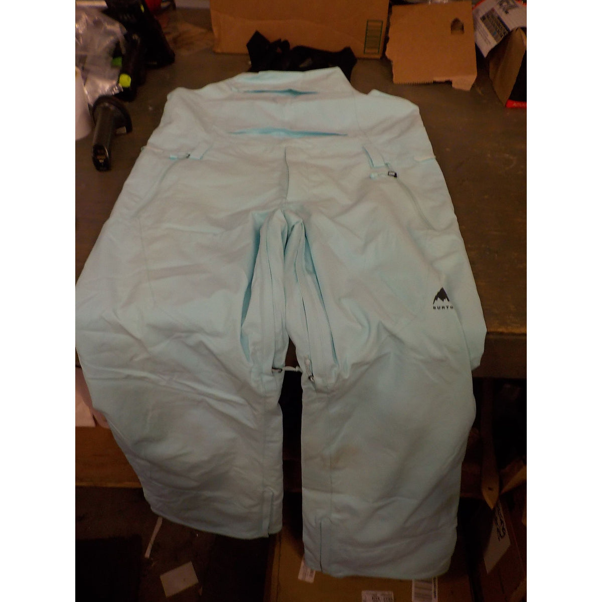 Burton Men's Reserve 2L Stretch Bibs - Light Teal - Large - Used - Acceptable