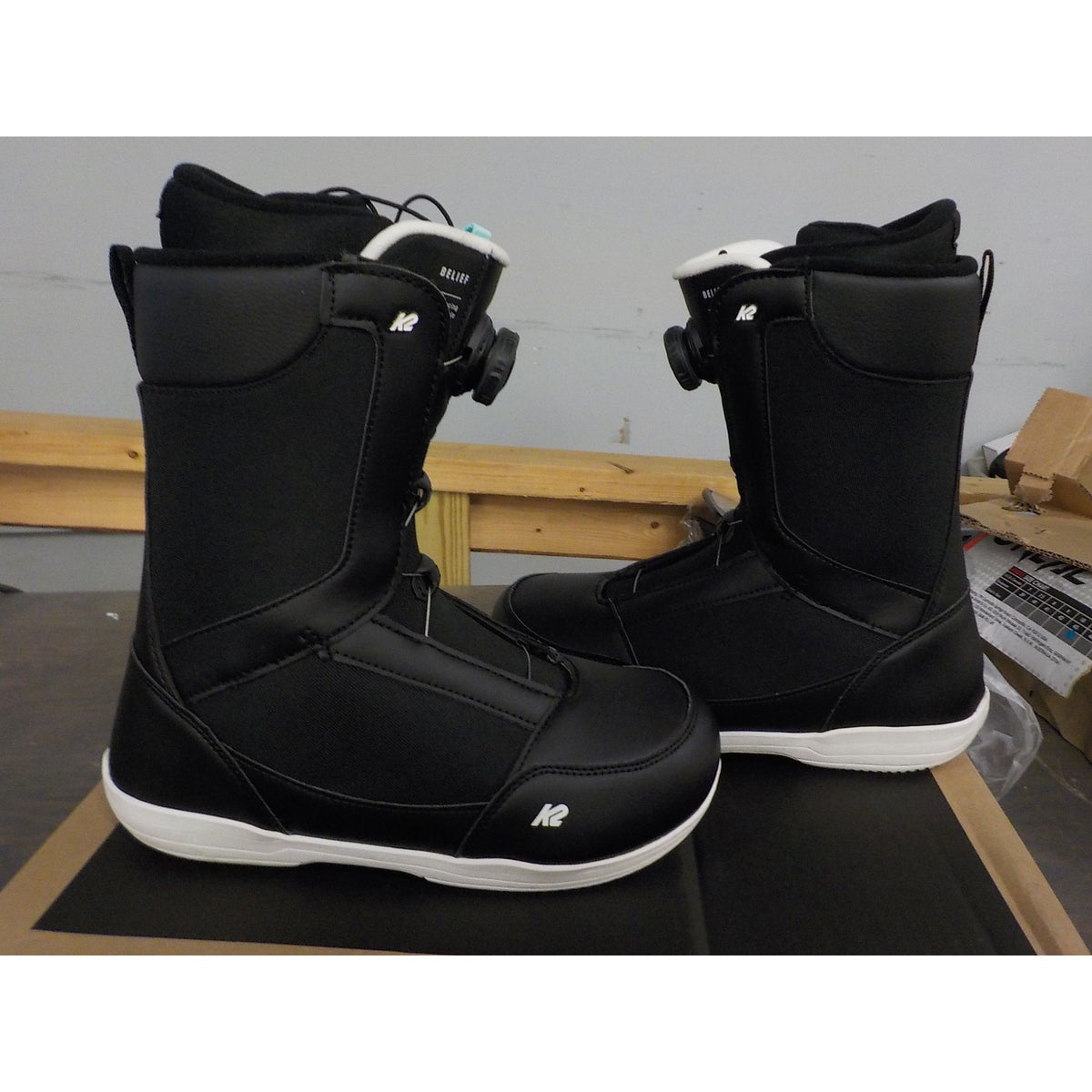 K2 Women's Belief Snowboard Boots - Black - 8.5 - Used - Acceptable