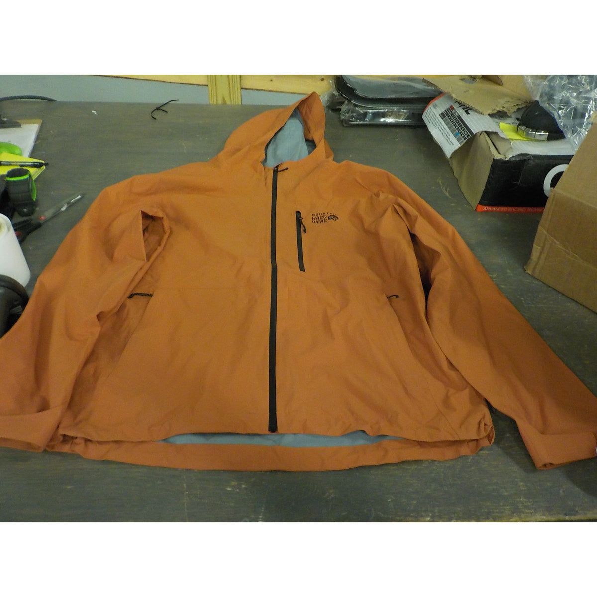 Mountain Hardwear Men's Stretch Ozonic Jacket - Raw Carnelian - Large - Used - Acceptable