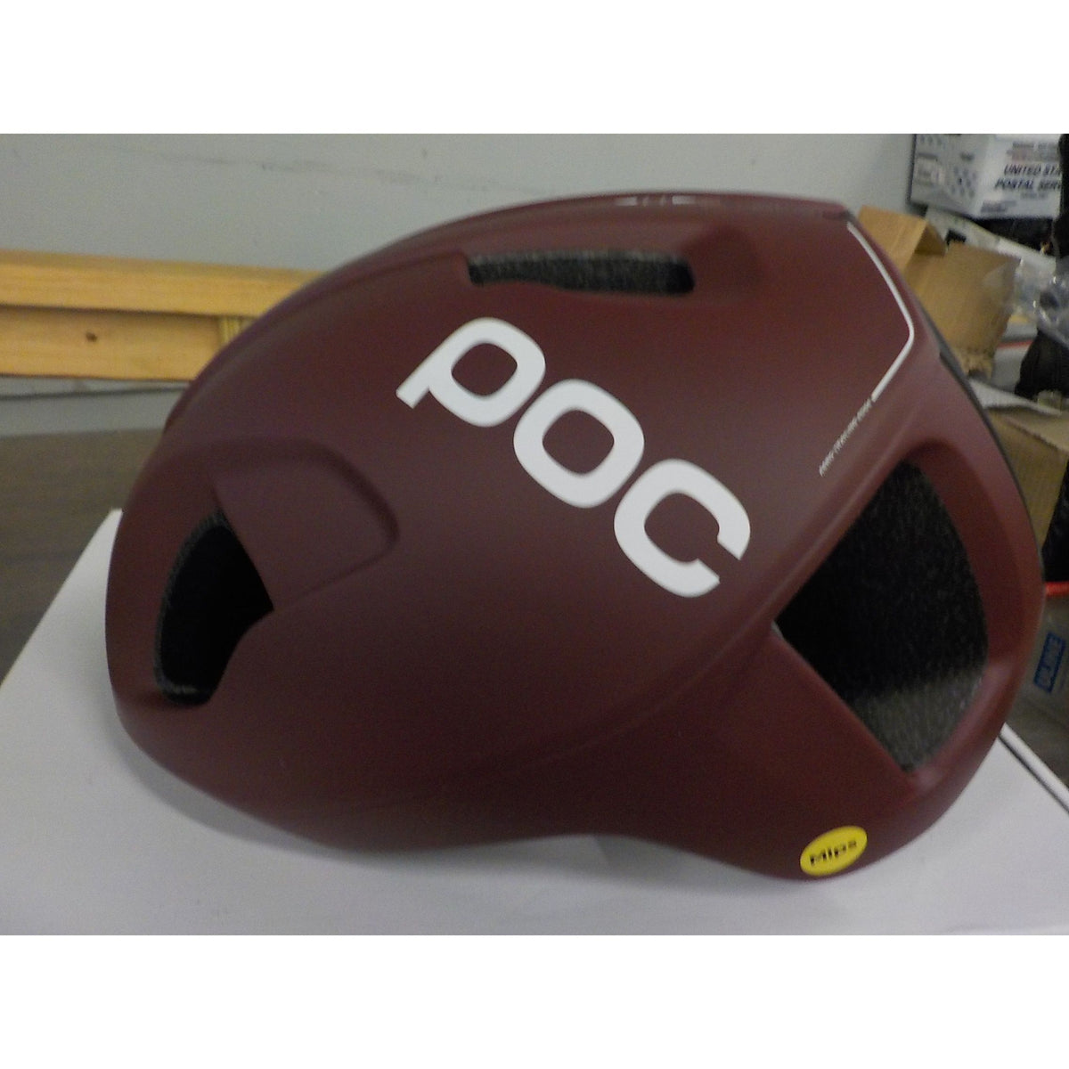POC Sports Ventral Mips (Cpsc) Helmet - Garnet Red Matt - Medium - Used - Acceptable