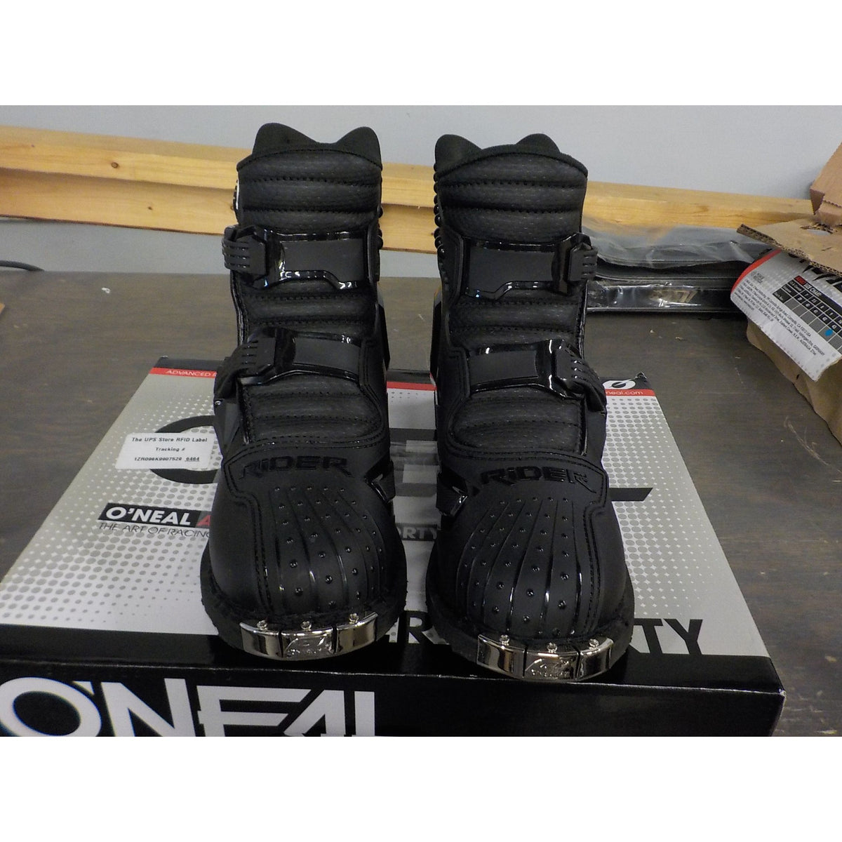 O'Neal Men's Rider Shorty Boot - Black - 10 - Used - Acceptable