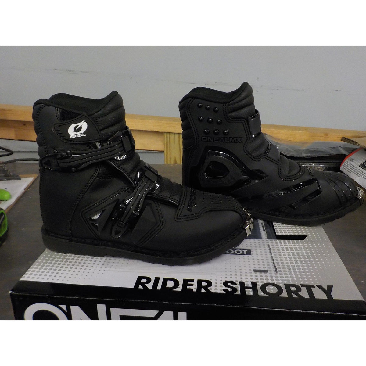O'Neal Men's Rider Shorty Boot - Black - 10 - Used - Acceptable