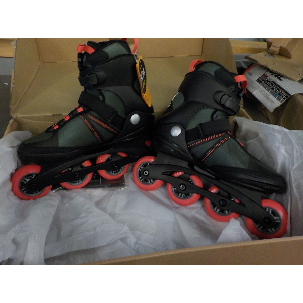 K2 Women's Alexis 80 BOA Inline Skates - Gray/Coral - 10.5 - Used - Acceptable