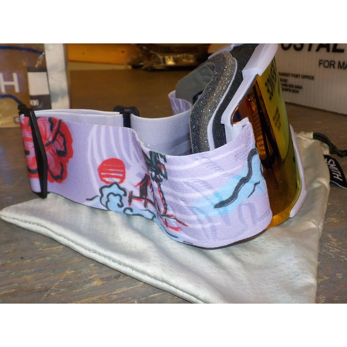 Smith Optics Squad XL Goggles - Lilac Tropics; ChromaPop Sun Red Mirror + ChromaPop Storm Yellow Flash - Used - Acceptable
