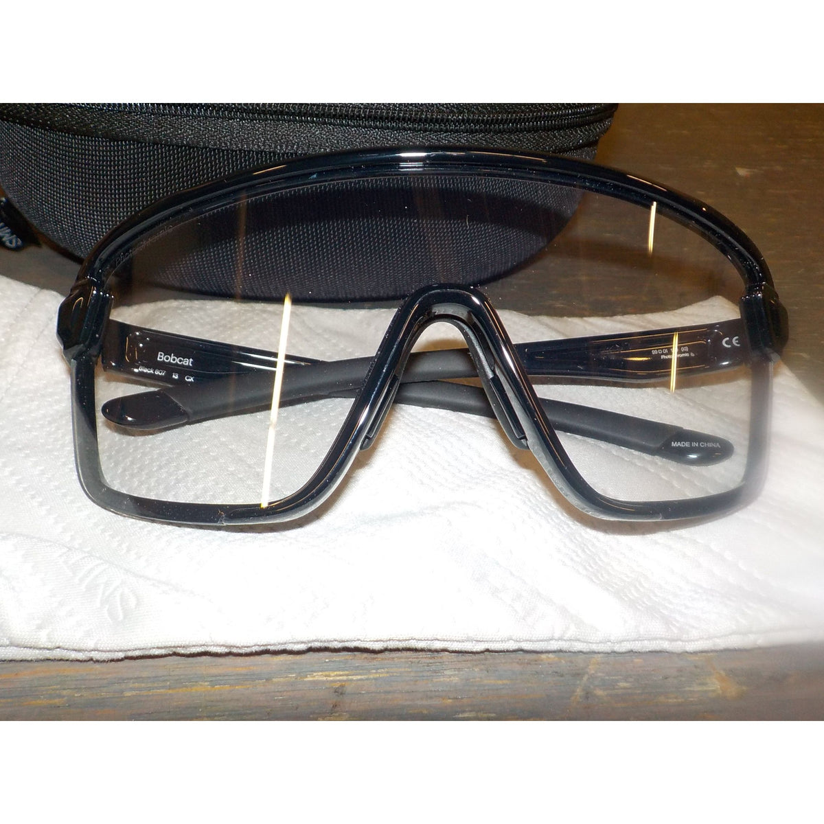 Smith Optics Bobcat Sunglasses - Black; Photochromic Clear to Gray + Clear - Used - Acceptable