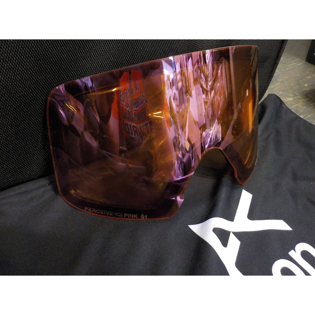 Anon M6S Goggles - Black; Perceive Variable Blue + Perceive Cloudy Pink - Used - Acceptable