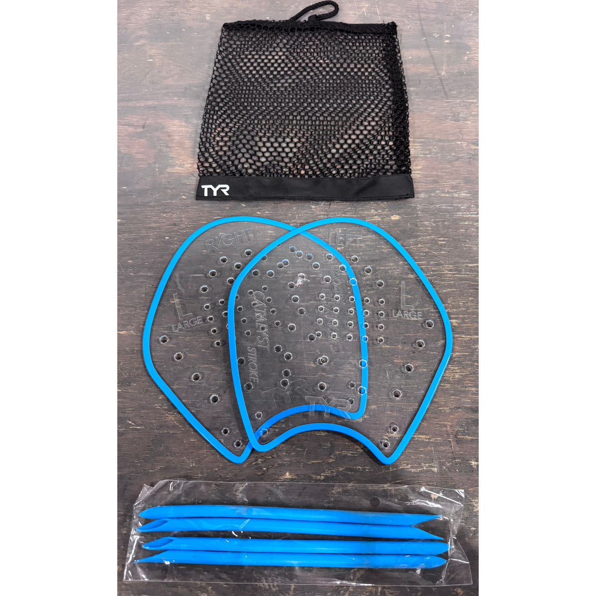 TYR Catalyst Stroke Training Paddles - Large - Used - Acceptable