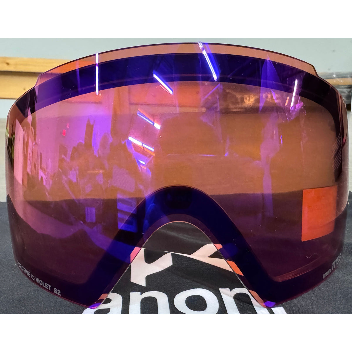 Anon M5S Goggles + Bonus Lens + MFI Face Mask - Smoke; Perceive Sunny Onyx + Prcve Variable Violet - Used - Acceptable