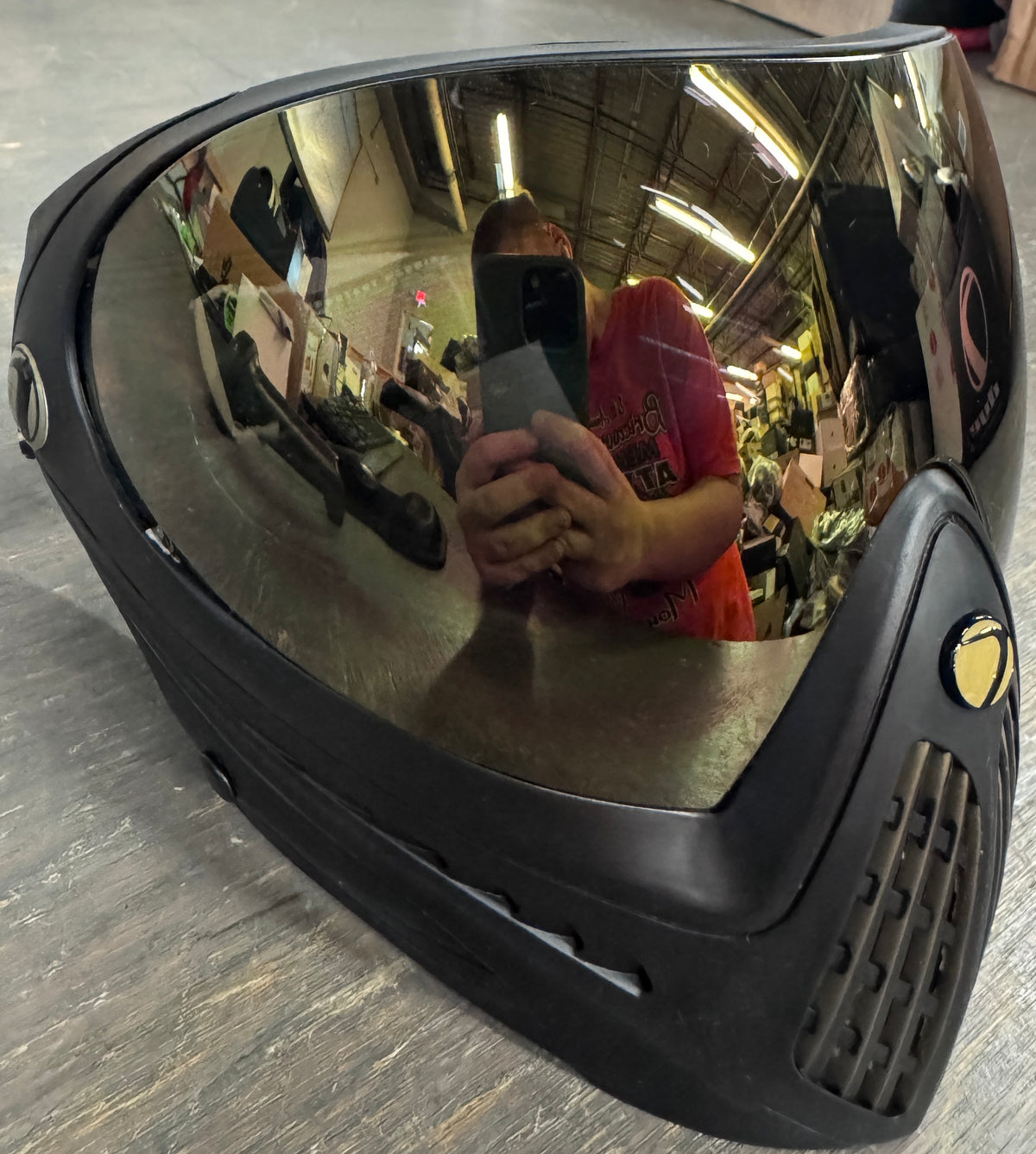 Dye Precision I4 Thermal Paintball Goggle - Black/Gold - Used - Acceptable