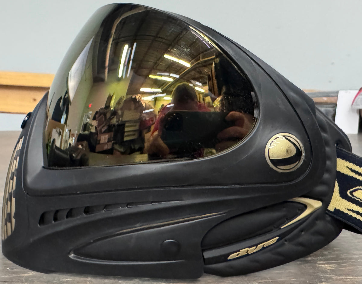 Dye Precision I4 Thermal Paintball Goggle - Black/Gold - Used - Acceptable