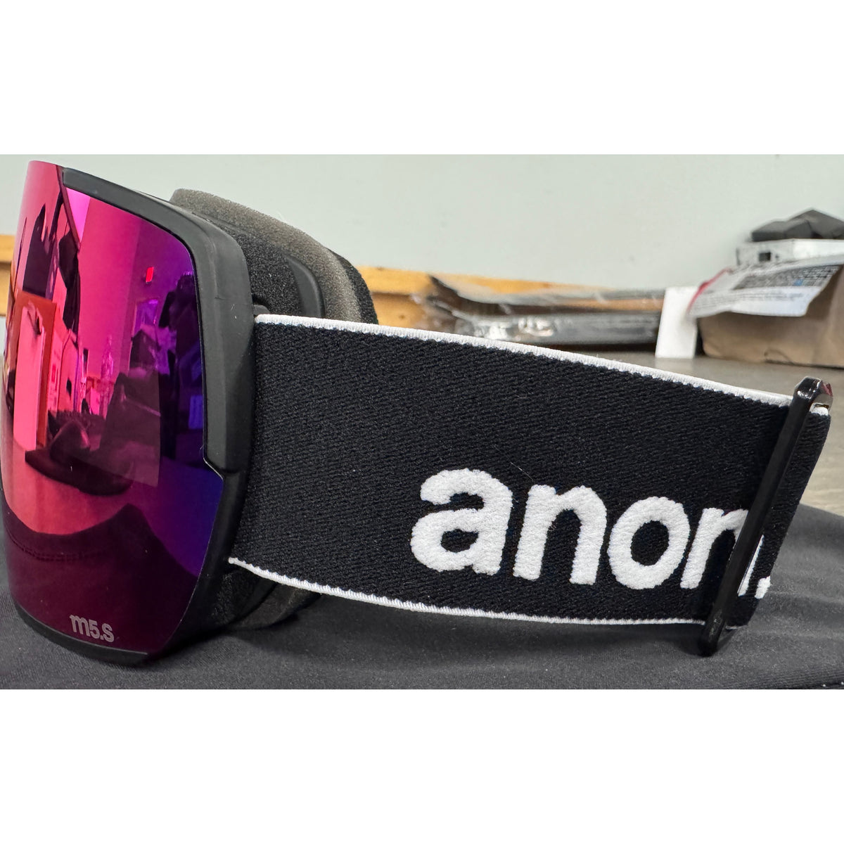 Anon M5S Perceive Goggles (Toric) + Bonus Lens - Black; Perceive Sunny Red + Perceive Cloudy Burst - Used - Acceptable