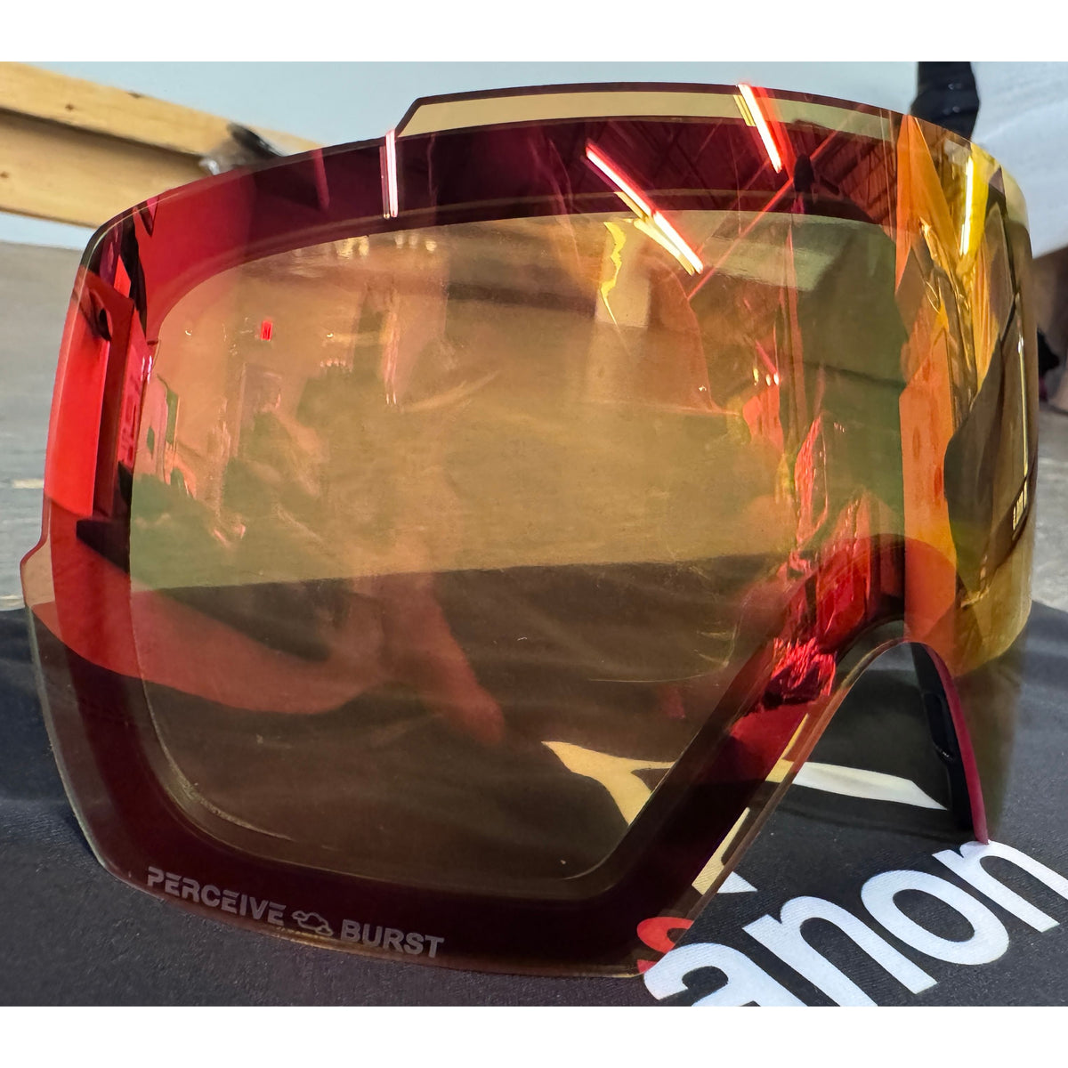 Anon M5S Perceive Goggles (Toric) + Bonus Lens - Black; Perceive Sunny Red + Perceive Cloudy Burst - Used - Acceptable
