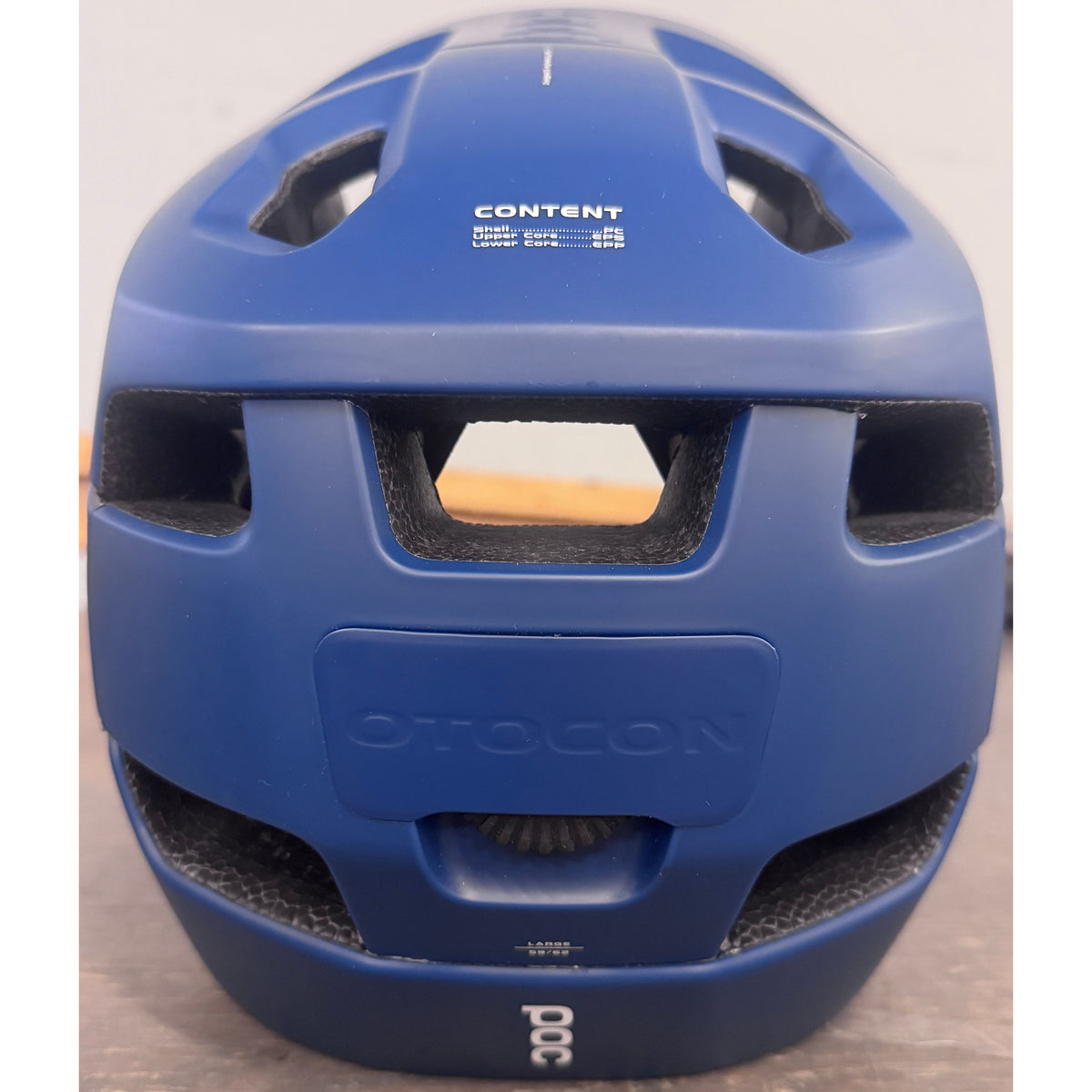POC Sports Otocon Helmet - Lead Blue Matt - Large - Used - Acceptable