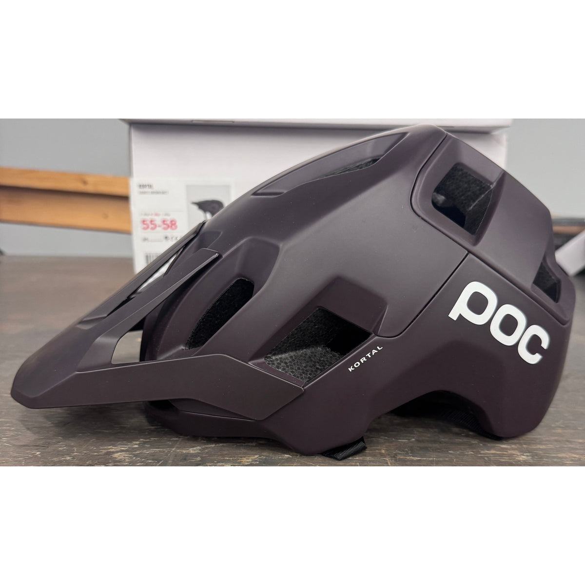 POC Sports Kortal Helmet - Axinite Brown Matt - Medium/Large - Used - Acceptable