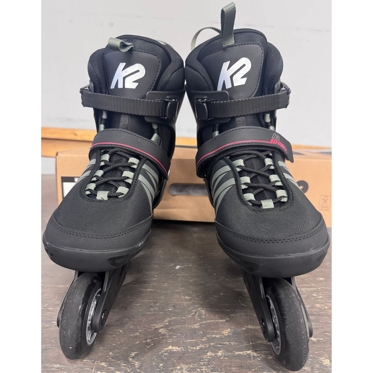 K2 Men's Kinetic 80 Inline Skates - Black/Gray - 10 - Used - Acceptable